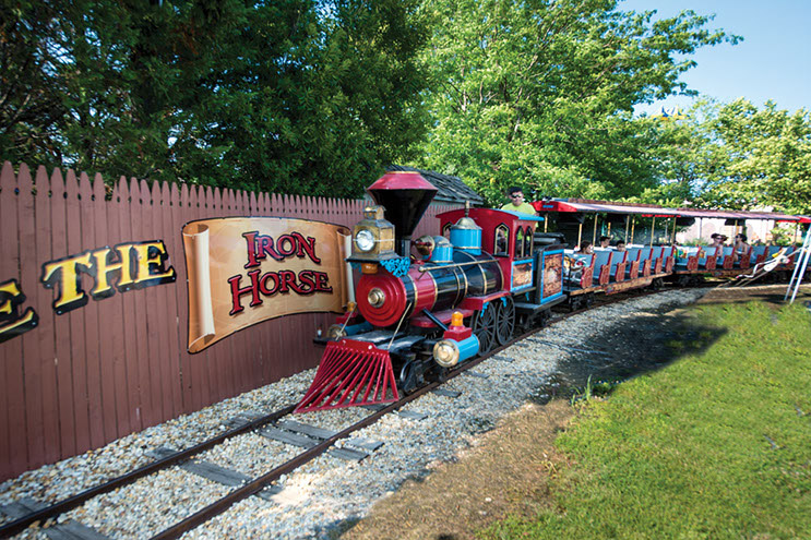 train and amusement rides ocean city md jolly roger train